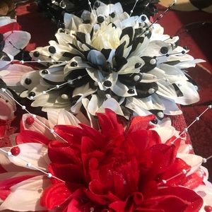 Beautiful hand made artificial flowers!